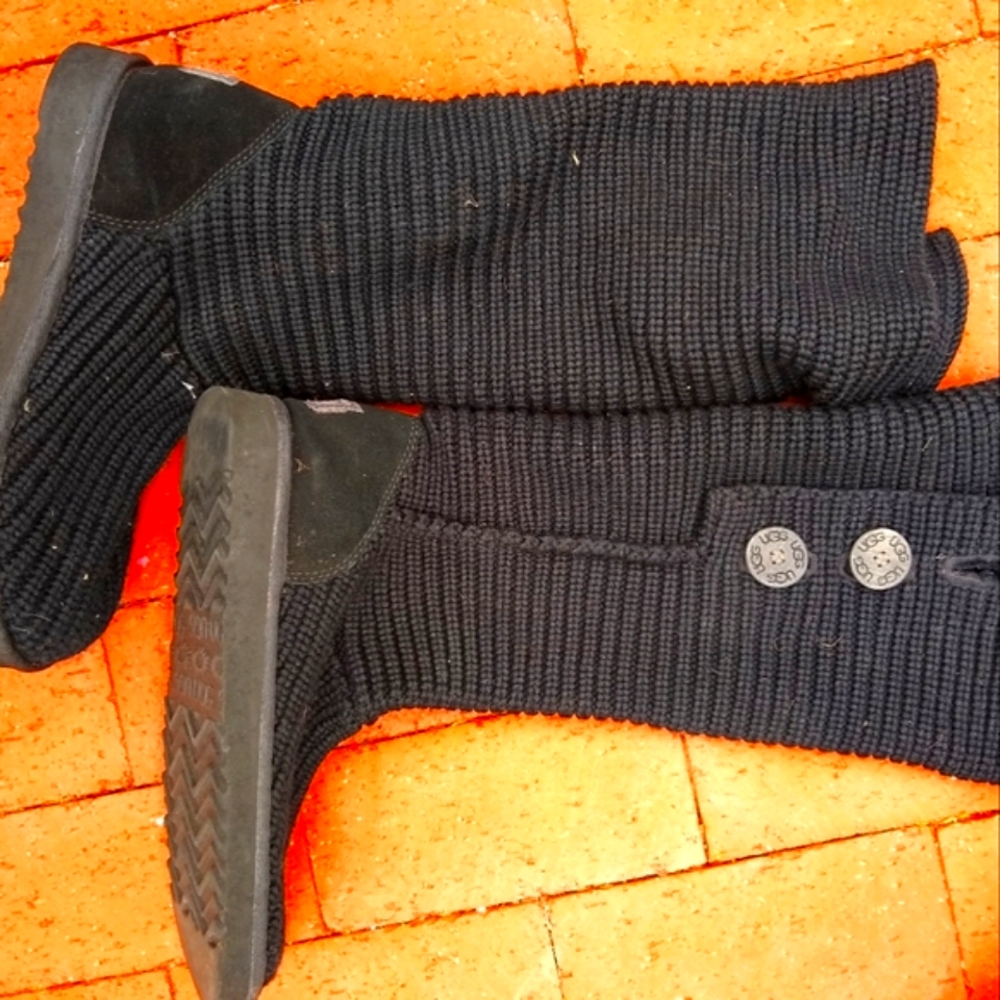 Knit tall UGGs
